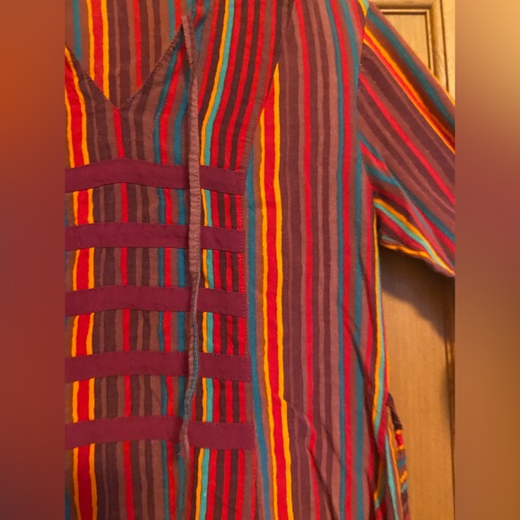 Los Banditos- Red Stripe Tie-Accent Chati
Tunic - Picture 4 of 11